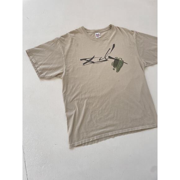 Vtg Salvador Dali Artist T-Shirt Museum Clock Surreal Beige Anvil Size XL - Picture 7 of 9